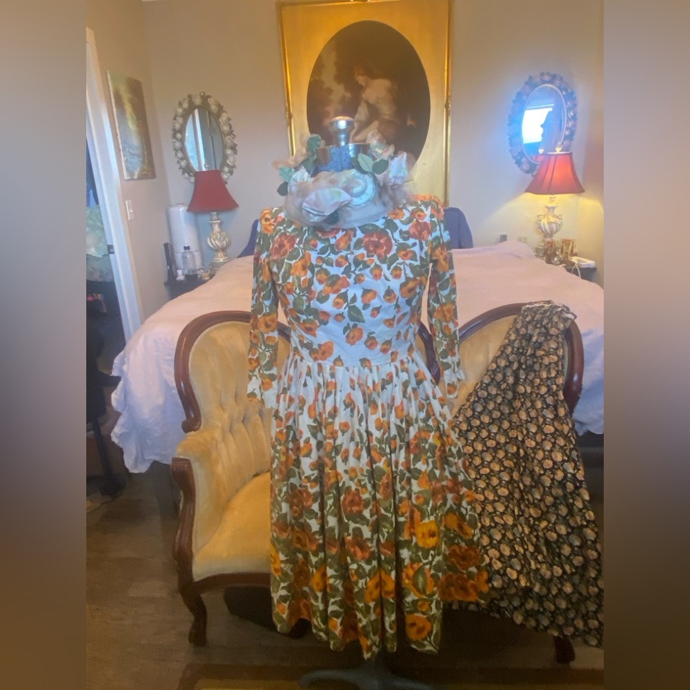 Floral Long-Sleeve Dress